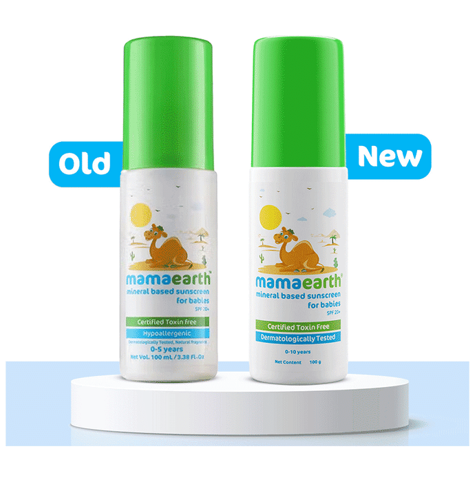 Mamaearth Mineral Based Baby Sunscreen For Protects from UV Rays &amp; Deeply Nourishing &amp; Soothing