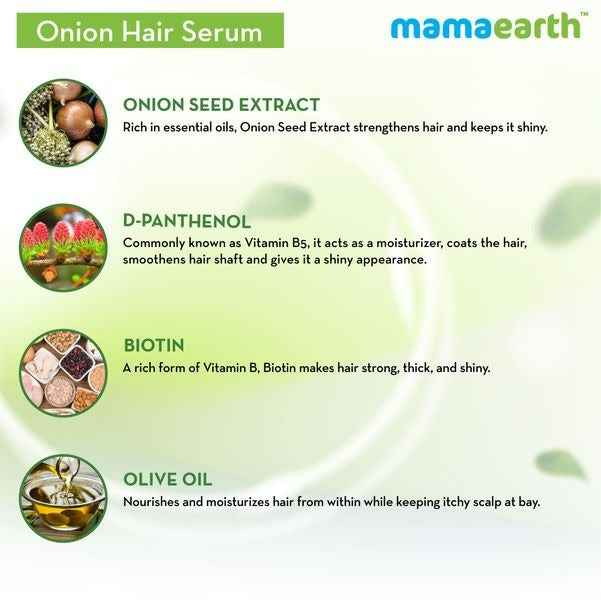 Mamaearth Onion Hair Serum &amp; Onion Hair Oil