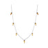925 Sterling Silver 0.60 Carat Glass Bead Adjustable Necklace for Women  DestGlow