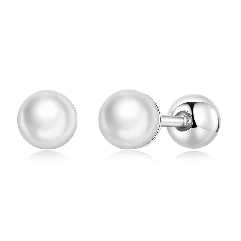 925 Sterling Silver Quality Shell Pearl Earrings for Women  DestGlow