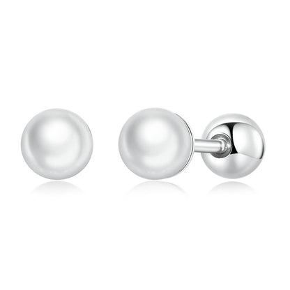 925 Sterling Silver Quality Shell Pearl Earrings for Women  DestGlow