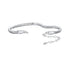 925 Sterling Silver Plated Platinum 140mm Chain Thickness 3mm Bracelet for Women  DestGlow