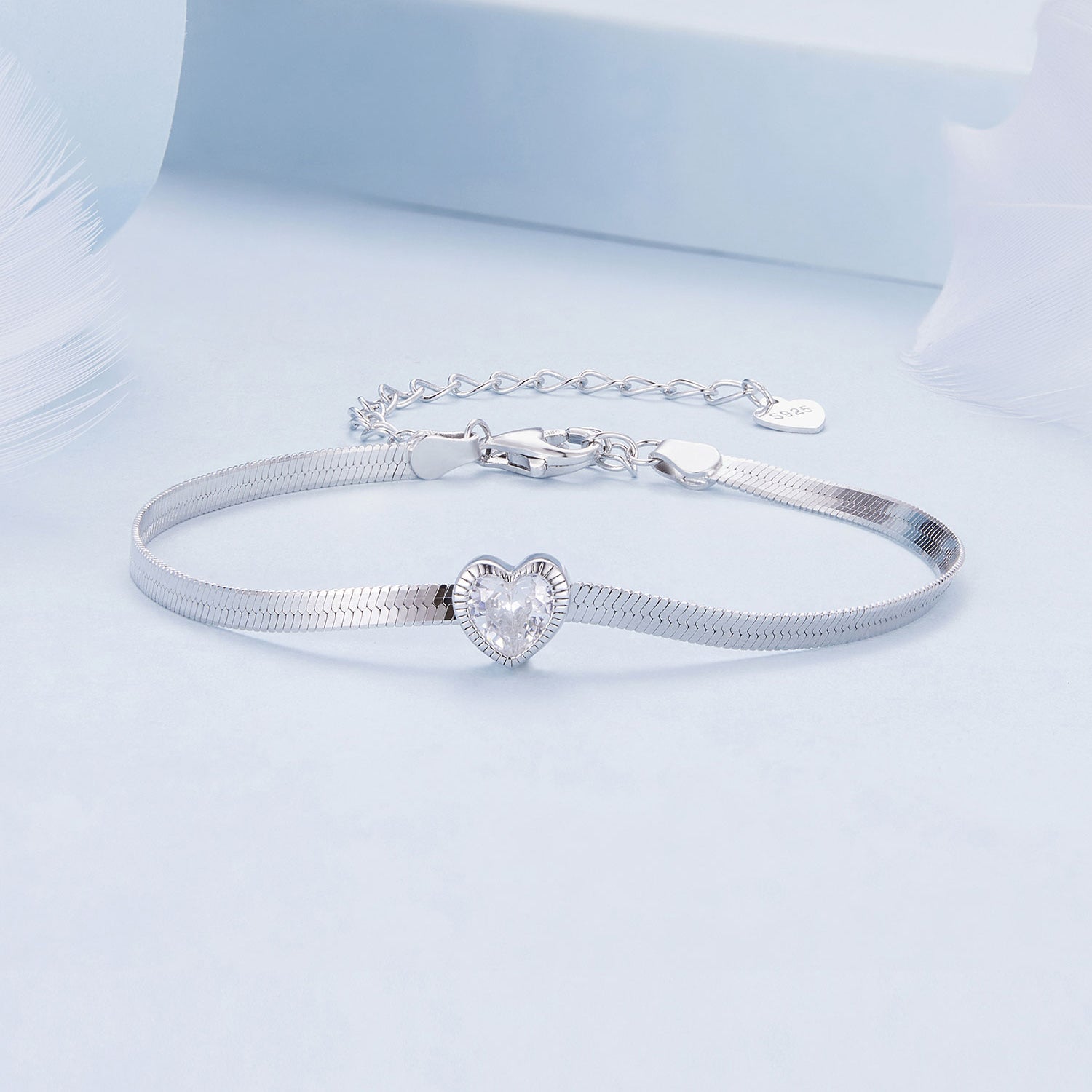 925 Sterling Silver Pavé CZ Bracelet for Women  DestGlow