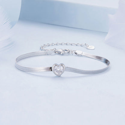 925 Sterling Silver Pavé CZ Bracelet for Women  DestGlow