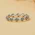 925 Sterling Silver Ring with Pavé Setting CZ - Size 6.0 - Oxidized Silver  DestGlow