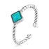 925 Sterling Silver Stackable Pavé Setting CZ Ring for Women  DestGlow