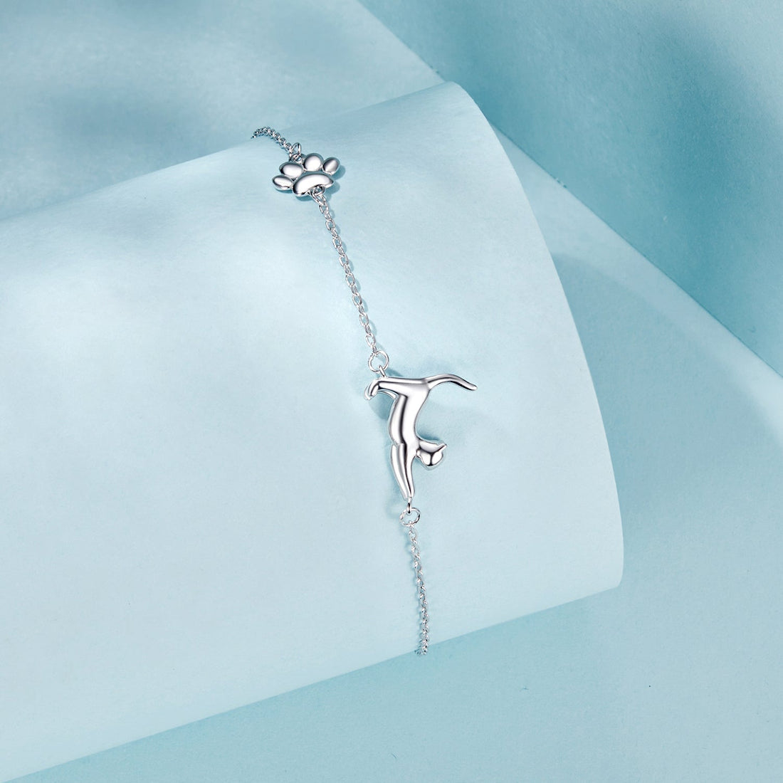 925 Sterling Silver &amp; Plated White Gold Adjustable Bracelet for Women  DestGlow