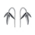 925 Sterling Silver Oxidized Silver Earrings for Women  DestGlow