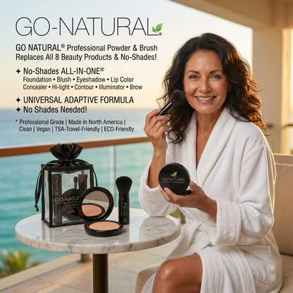 GO NATURAL® ALL-IN-ONE® Powder - Travel Gift Set  DestGlow