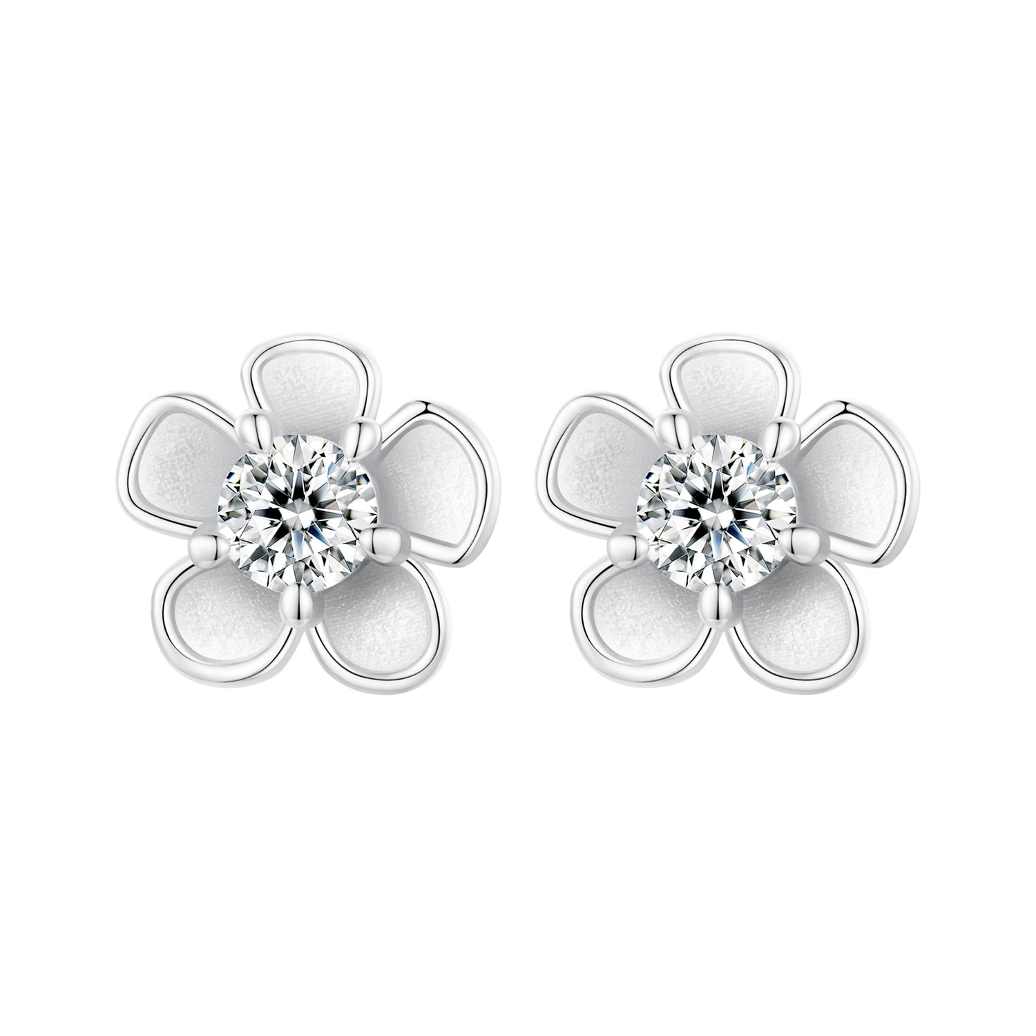 S925 Sterling Silver 3.00 Carat Moissanite Earrings for Women  DestGlow