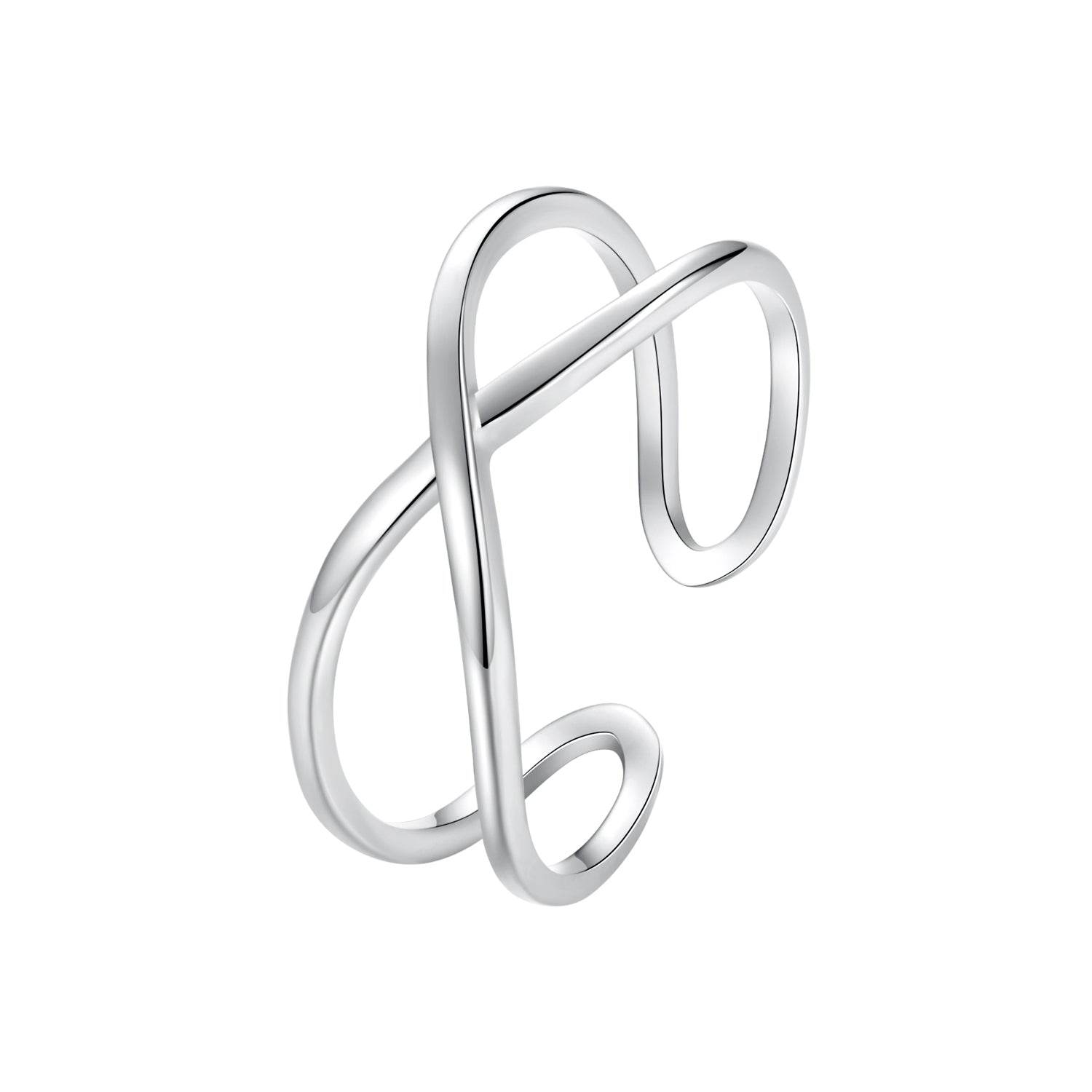 925 Sterling Silver Oxidized 0.7cm Ring for Women  DestGlow