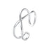 925 Sterling Silver Oxidized 0.7cm Ring for Women  DestGlow