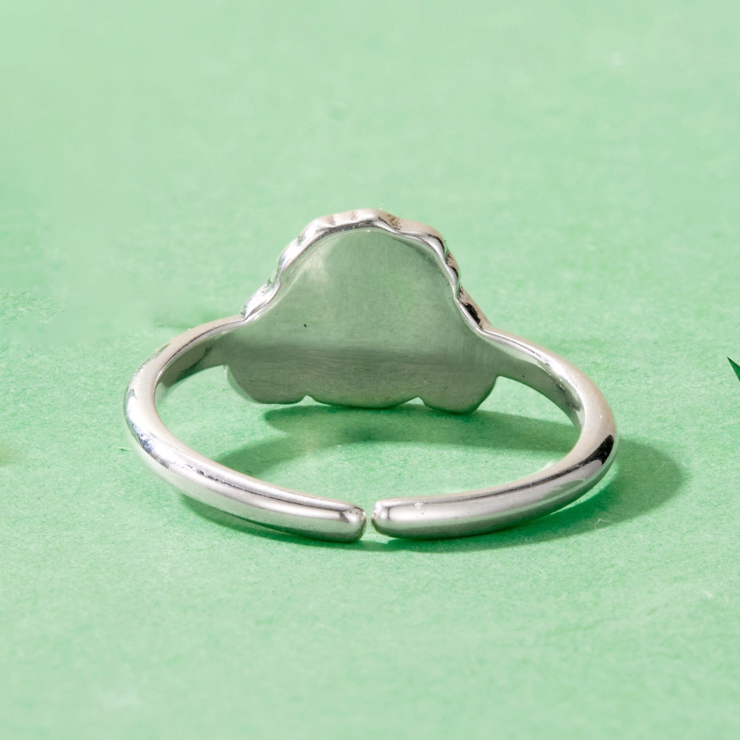 925 Sterling Silver Oxidized Silver Dog Ring for Women  DestGlow