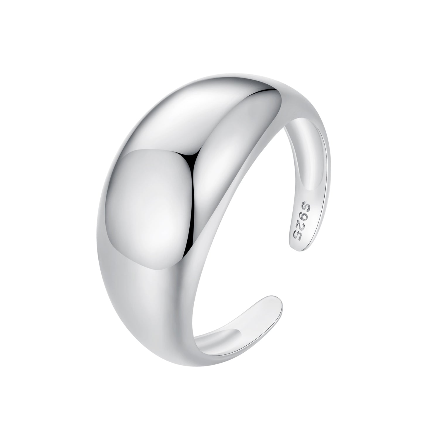 925 Sterling Silver Plated Gold Ring for Unisex  DestGlow
