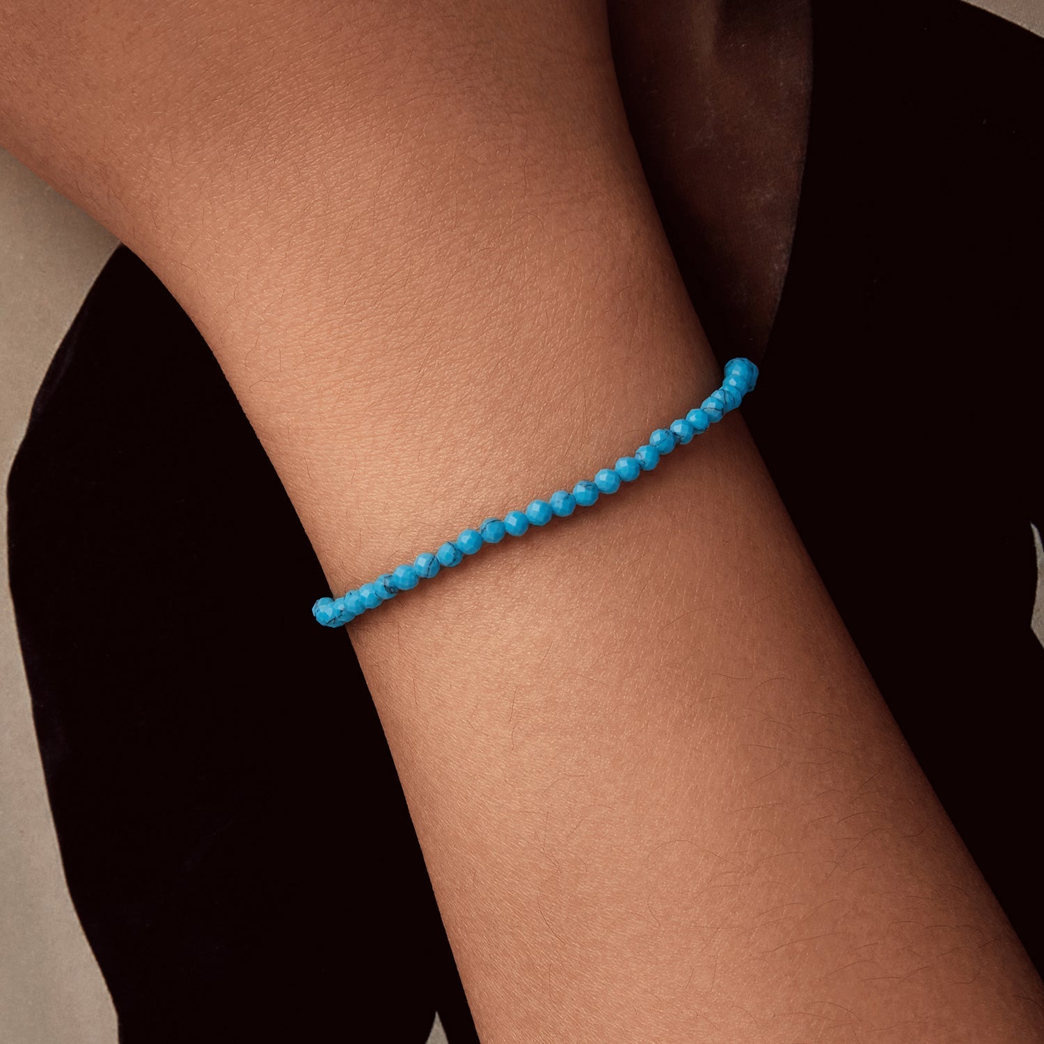 925 Sterling Silver Synthetic Turquoise Bracelet with White Gold Plating for Women  DestGlow