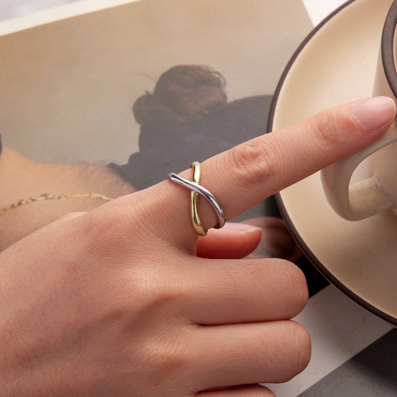 925 Sterling Silver Ring | Width 0.3-1.0cm | Women  DestGlow