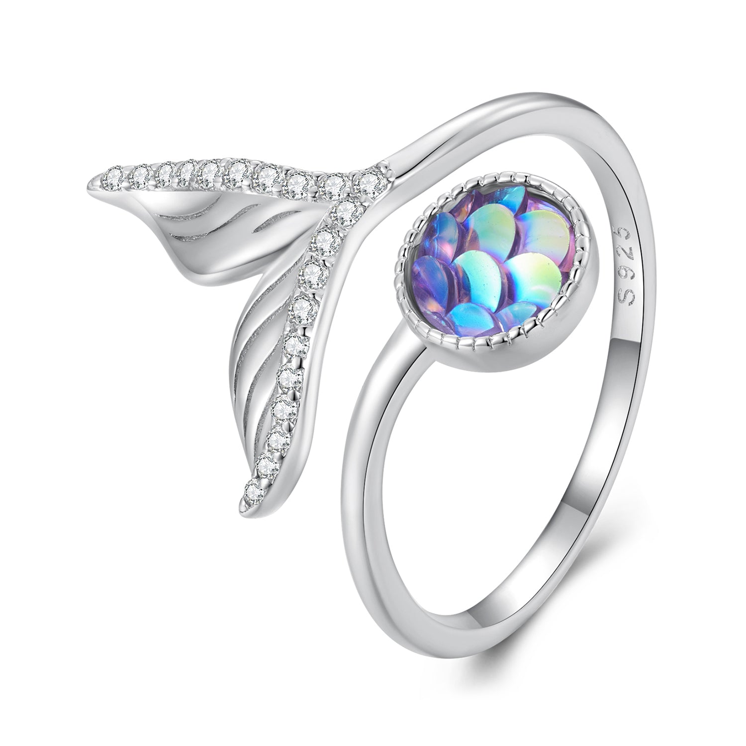 S925 Sterling Silver Pavé Setting CZ Ring for Women by Bids.com
