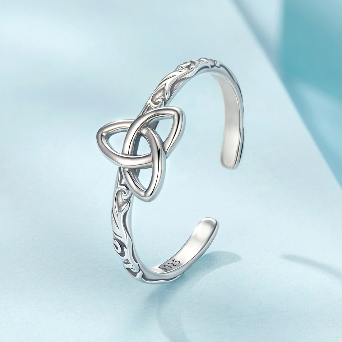 925 Sterling Silver Oxidized Silver Ring for Women  DestGlow