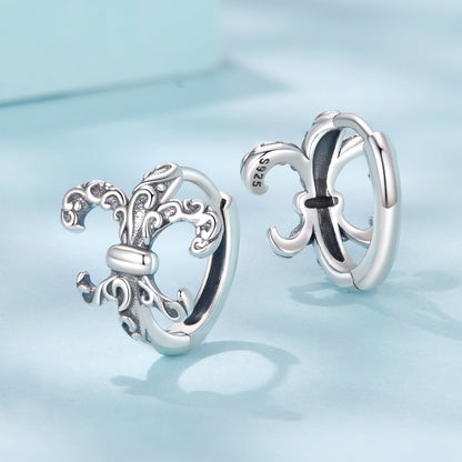 925 Sterling Silver Earrings for Women - 1.2cm  DestGlow
