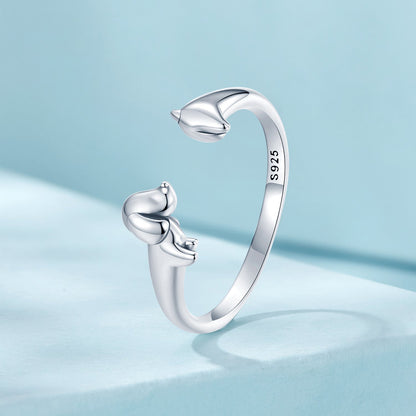 925 Sterling Silver Oxidized 1.8mm Width Elegant Style E Ring  DestGlow