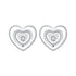 925 Sterling Silver White Gold Plated CZ Earrings  DestGlow