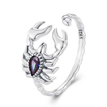 925 Sterling Silver Pavé CZ Oxidized Silver Ring 1.9mm Style E  DestGlow