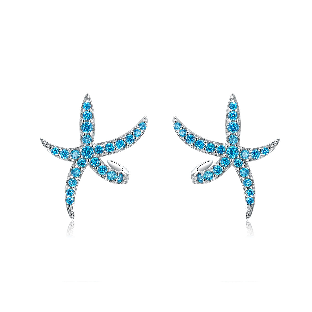 925 Sterling Silver Earrings with Pavé Setting CZ, 1.6*1.9cm for Women  DestGlow