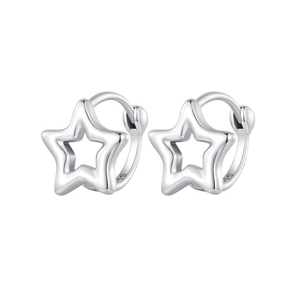 S925 Oxidized Silver 1cm Earrings for Women  DestGlow