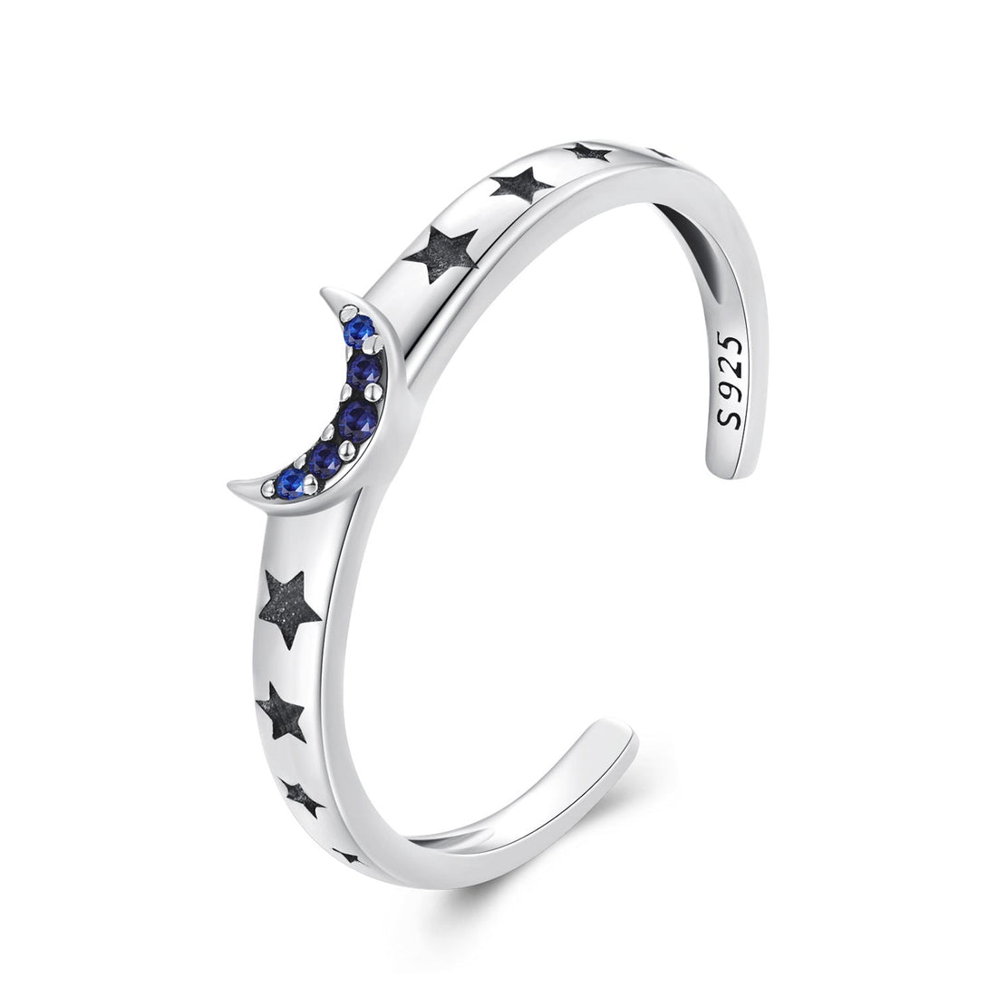 925 Sterling Silver Pavé Setting CZ Oxidized Ring | Size Nan | Style E  DestGlow
