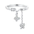 925 Sterling Silver Pavé Setting CZ Ring for Women  DestGlow