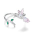 925 Sterling Silver Ring with Enamel and Oxidized Finish in Style E for Women  DestGlow