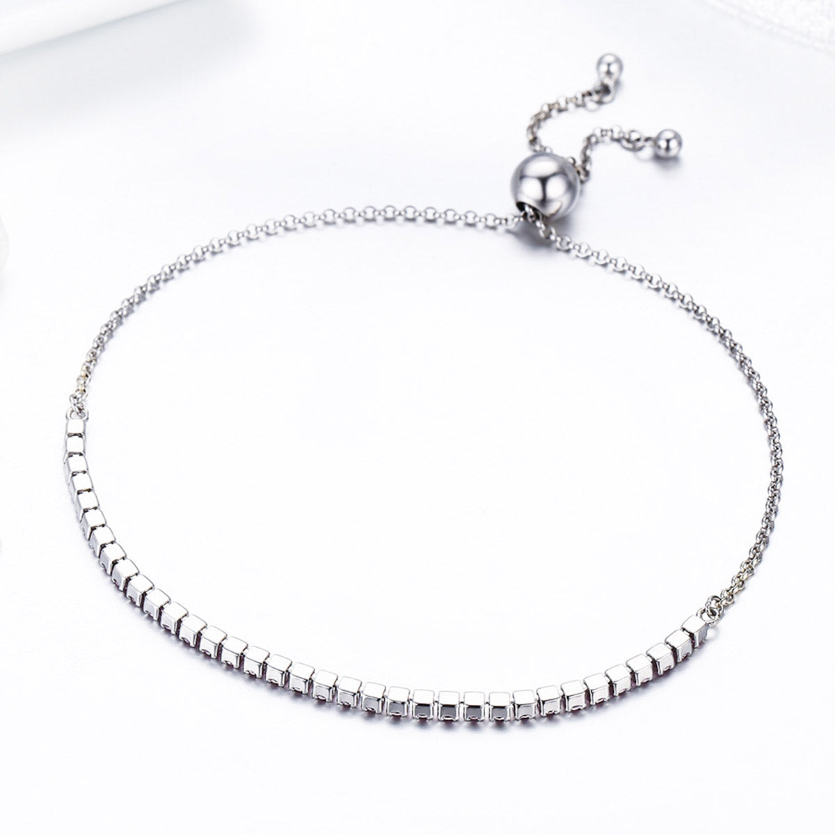 925 Sterling Silver Bracelet 27cm for Women  DestGlow