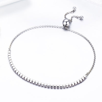 925 Sterling Silver Bracelet 27cm for Women  DestGlow