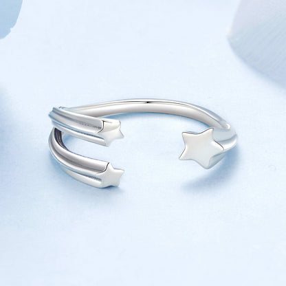 925 Sterling Silver Ring with Oxidized Finish - Width 0.15-0.8cm for Women  DestGlow