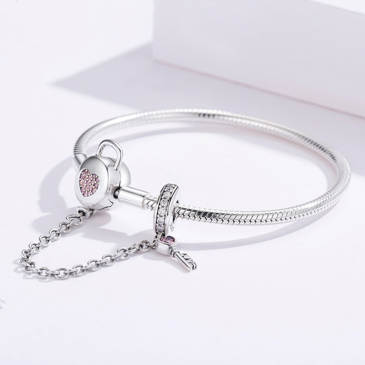 925 Sterling Silver Bracelet 17cm for Women  DestGlow