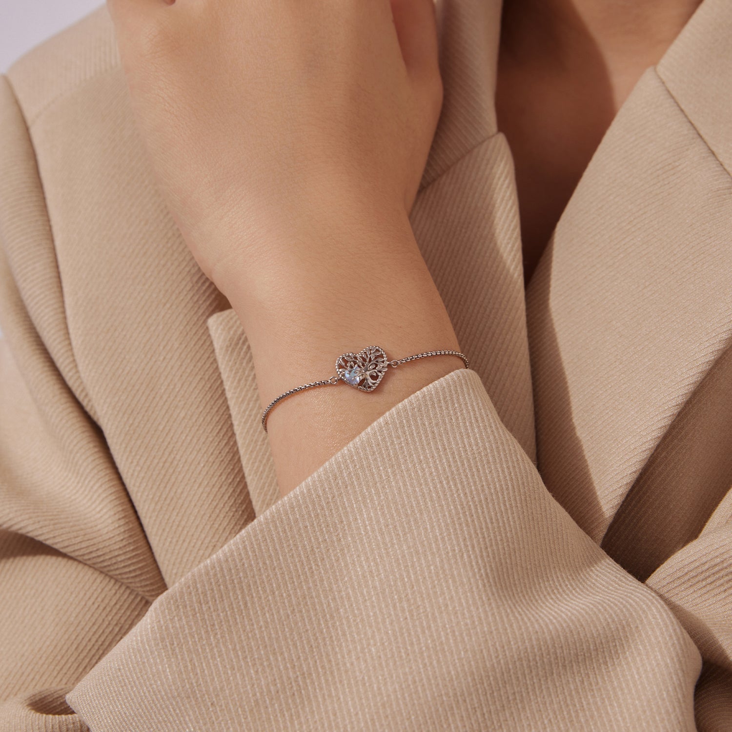 925 Sterling Silver Moonstone Bracelet for Women  DestGlow