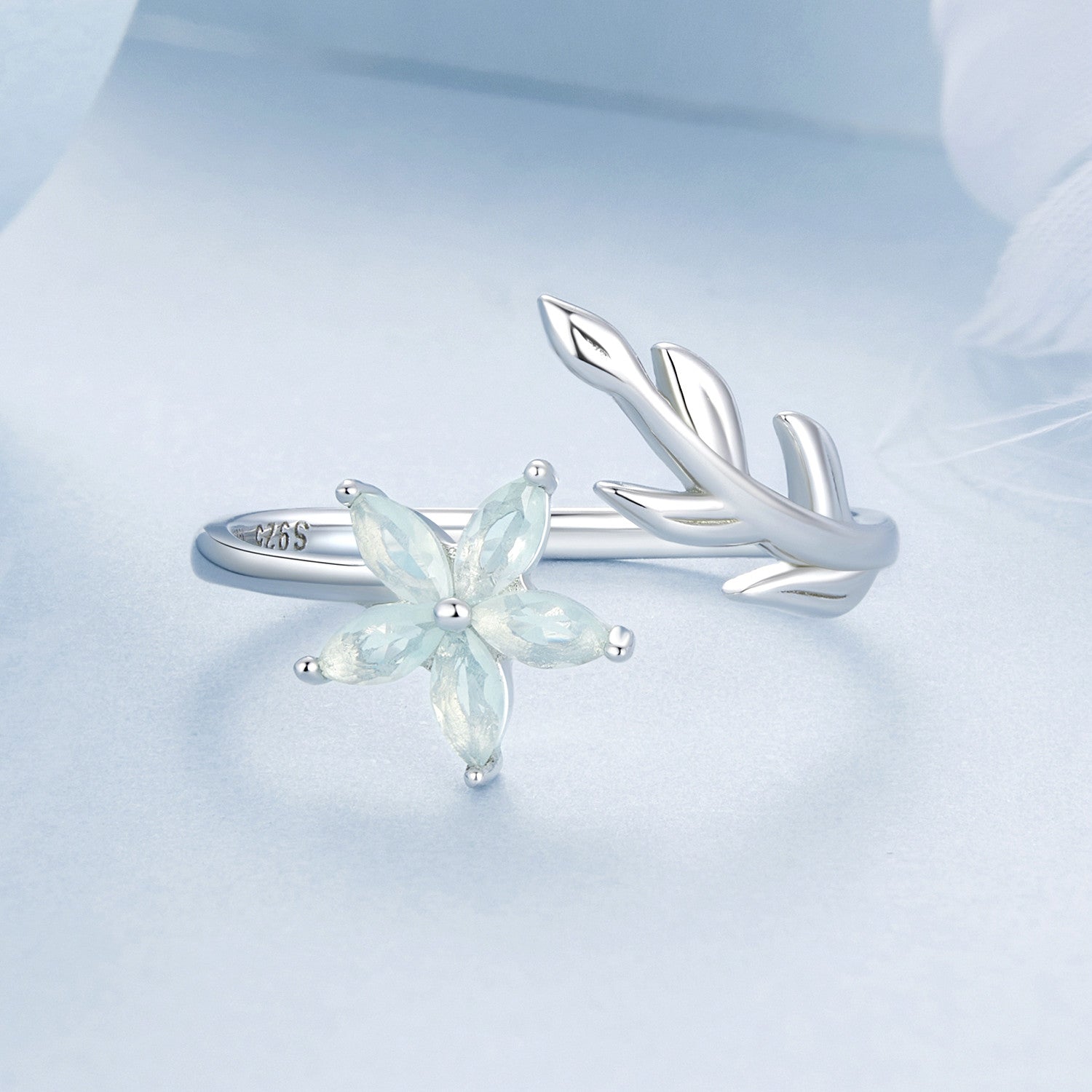 925 Sterling Silver &amp; Opal Ring for Women  DestGlow