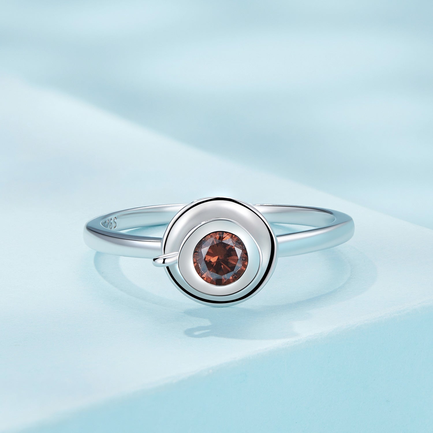 925 Sterling Silver Ring with Pavé Setting CZ  DestGlow