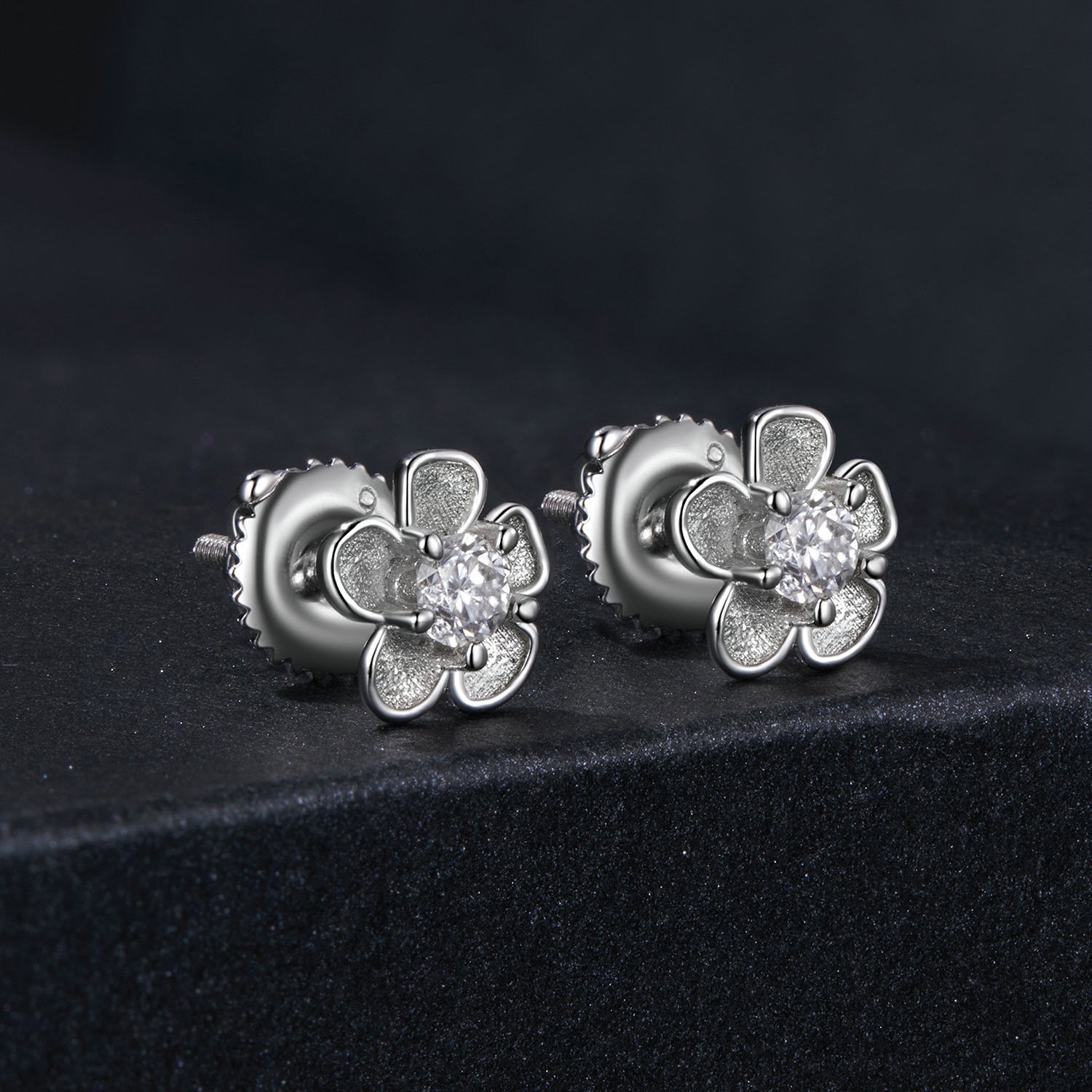 S925 Sterling Silver 3.00 Carat Moissanite Earrings for Women  DestGlow