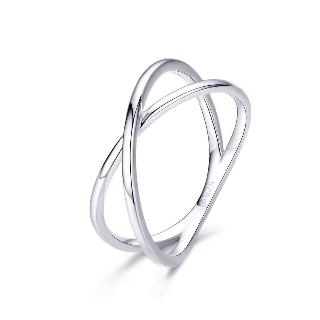 925 Sterling Silver Plated Platinum Ring Size 5.0 for Women  DestGlow
