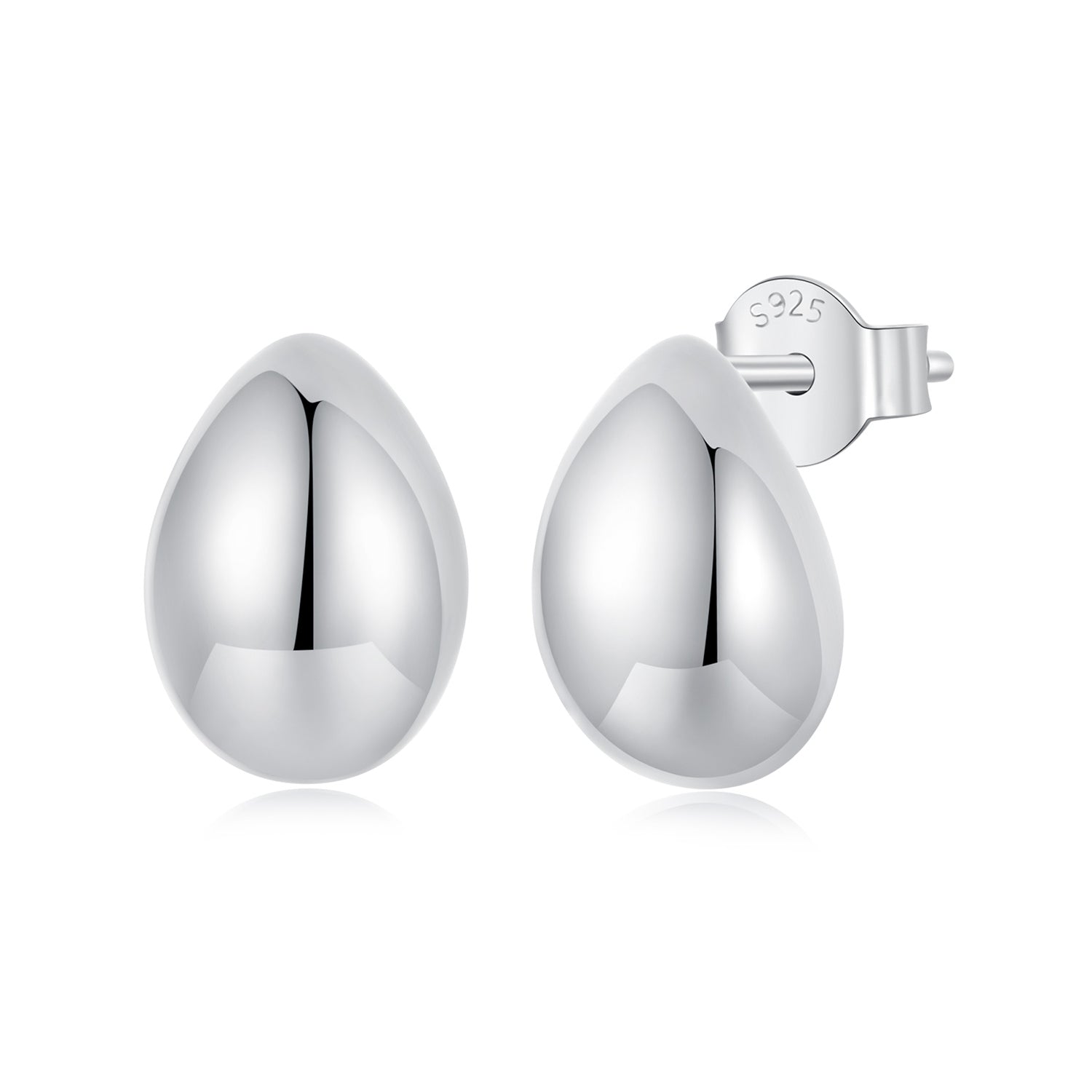 925 Sterling Silver Earrings 10x7mm with Oxidized Silver for Women  DestGlow