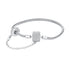 925 Sterling Silver Bracelet 17cm with Pavé Setting CZ for Women  DestGlow