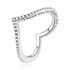 925 Sterling Silver Oxidized Size 6.0 Pavé CZ Ring for Women  DestGlow