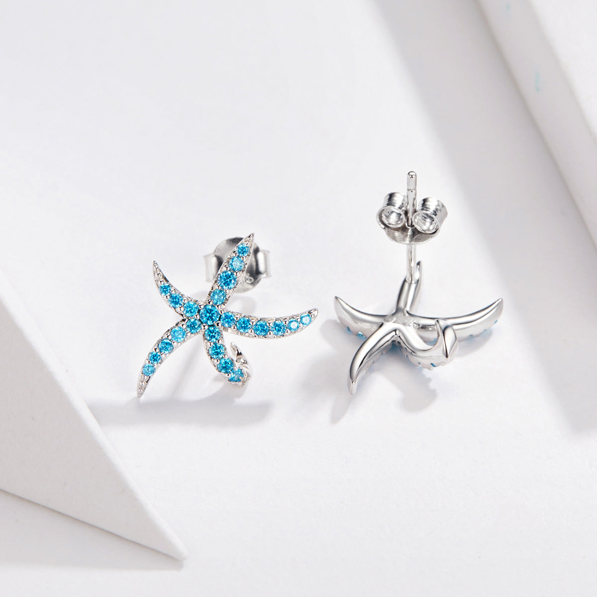 925 Sterling Silver Earrings with Pavé Setting CZ, 1.6*1.9cm for Women  DestGlow