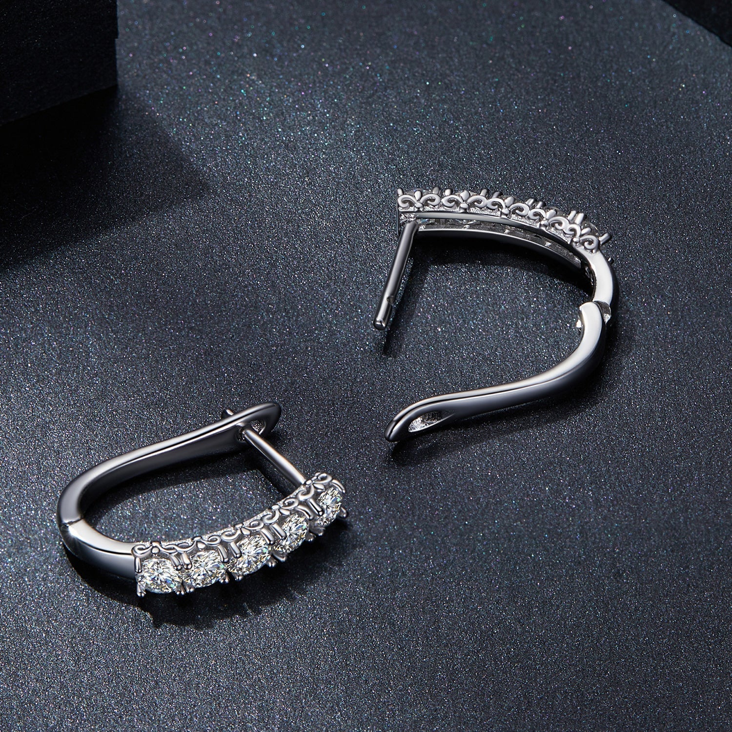 S925 Sterling Silver Moissanite Earrings 0.30 Carat for Women  DestGlow