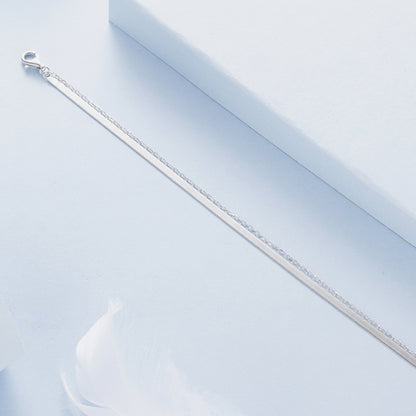 925 Sterling Silver 15+6cm White Gold Plated Bracelet for Women  DestGlow