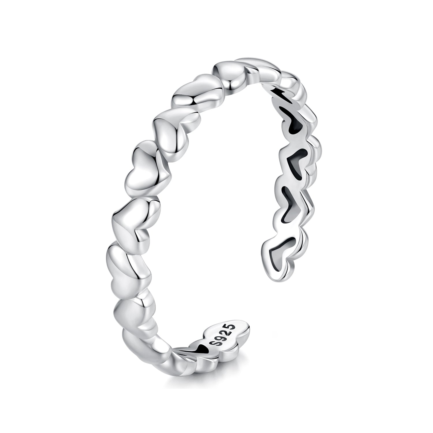 925 Sterling Silver Oxidized Silver 0.3cm Width Ring for Unisex  DestGlow