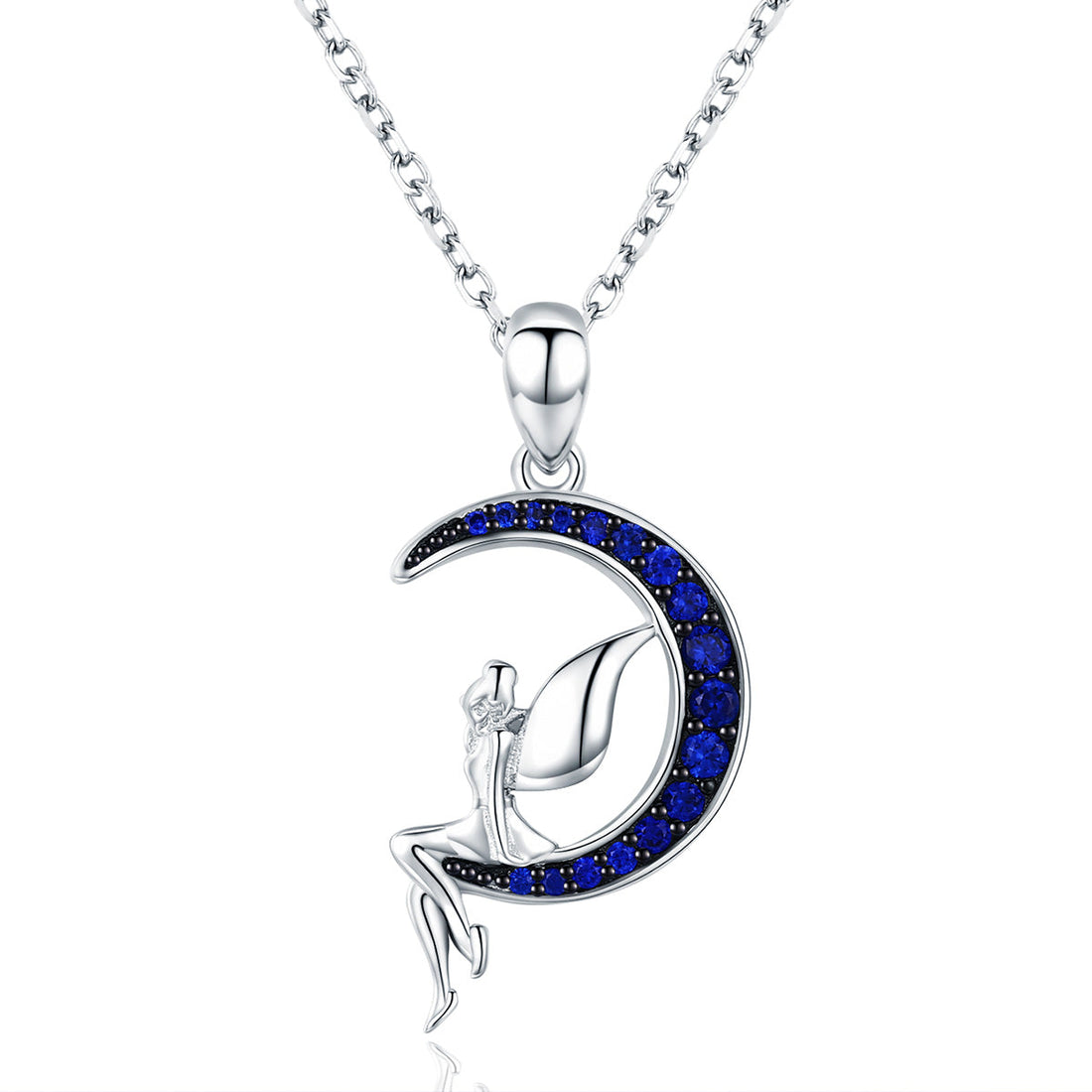 925 Sterling Silver Adjustable Necklace with Pendant for Women  DestGlow