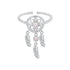925 Sterling Silver Nano Opal Stone Ring for Women  DestGlow