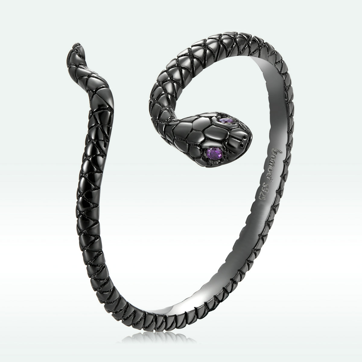 S925 Sterling Silver Black Gold Plated Pavé Setting CZ Ring  DestGlow